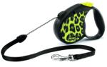 flexi Flexi Safari Leopard lesă M până la 20 kg, 5 m cablu - galben