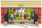 Viga Toys Set Viga - Teatru de păpuși din lemn cu magneți, 4 povești (56005) Figurina