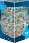 Heye Puzzle Heye din 1500 de piese - Nava spatiala, Matthias Adolfson (29841) Puzzle
