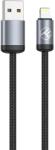 Tellur Minimalist USB to Lightning Cable 3A 1m Black (T-MLX58443) - pcone