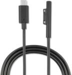 4smarts 4S468683 USB-C apa - Microsoft Surface Mágneses Töltőkábel - Fekete (1m) (4S468683) (4S468683)
