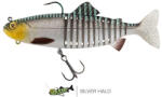 Fox Rage Jointed Replicant 23cm 150gr Silver Halo Gumihal (NRE533)