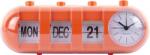 Karlsson Будилник Retro Tube Calendar Flip, светлооранжев (KA6045OR) Будилник