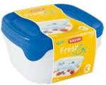 Keter Curver Fresh & Go szögletes ételtartó doboz szett 3 x 0.8L (182217) (182217)