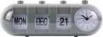 Karlsson Будилник Retro Tube Calendar Flip, тъмно маслинен (KA6045GR) Будилник