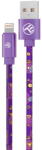 Tellur Cablu Graffiti Tellur USB to Lightning, 3A, 1m, mov (TLL155601) - pcone