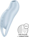 Satisfyer Pocket Pro 1 - stimulator clitoris cu unde de aer - albastru (4061504045160) Vibrator