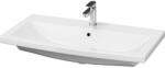 Cersanit Como 90 kerámia mosdó csaplyukkal és túlfolyóval, fehér K32-019-PT KIFUTÓ (K32-019-PT)