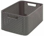 Curver/keter Kosár Szürke Curver Style M Tároló Rattan Kosár (205846) (205846)