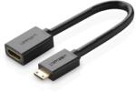 UGREEN 20137 Mini HDMI-HDMI adapter 22 cm fekete (20137) (UG20137) (UG20137)