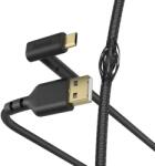Hama Stand Charging/Data Cable, USB-A - Micro-USB, 1.5 m, black (00187215) - pcone