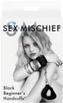 Sex&Mischief S&M - cătușe moi pentru începători (negru)