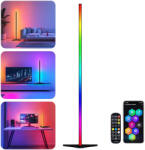  LED sarok állólámpa hangulatvilágítással állítható fényerővel, zenevezérléssel (DX23012)