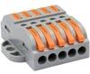Tracon Csavar nélküli vezetékösszekötő, nyitható 0, 5-4mm2, 32A, 5p, OVOFT55 Tracon (FT55)