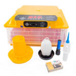 Agrofortel ÚJ MODELL - WQ-36B Automatikus keltetőgép páratartalom-szabályozással 36 nagy tojás / 144 fürj számára. Megvilágítóval. INGYENES AJÁNDÉK (ALWQ-36B)