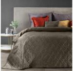 EUROFIRANY Ariel3 bársony ágytakaró Sötét Bézs 220x240 cm