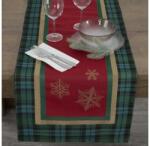 EUROFIRANY Cherry karácsonyi gobelin asztali futó Piros 45x140 cm +/-5%