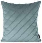 Eurofirany Nala3 bársony párnahuzat varrott mintával Kék 45x45 cm