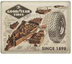 Nostalgic Art Good Year Tires "Since 1898" dombornyomott fémplakát 40 x 30 cm "23361 (23361)