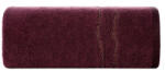 Karin pamut törölköző fényes cérnával szőtt díszítéssel Bordó 30x50 cm (454341)