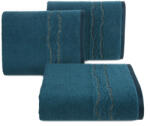  Karin pamut törölköző fényes cérnával szőtt díszítéssel Sötét türkiz 30x50 cm (454338)