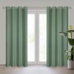  Rita egyszínű dekor függöny Sötét menta 140x250 cm (459377)