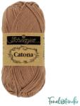 Scheepjes Catona 503 Hazelnut - mogyoróbarna pamut fonal