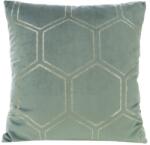 Takoy Bársony díszpárnahuzat arany színű mintával-HF-387667