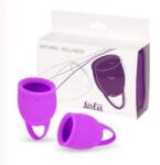 LOLA GAMES Menstruációs Kehely Készlet Natural Wellness 2 db