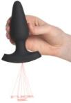 Master Series Booty Sparks Lézeres "Fuck Me" Közepes Anál Plug Távirányítóval - Fekete