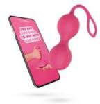 EasyToys EasyConnect Vibráló Kegel Golyók Stella App-Irányítással Rózsaszín