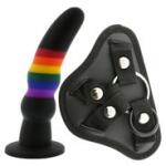 DreamToys Színes Szerelem Strap-On Szilárd