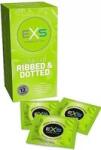 EXS Condoms Kényelmes Illeszkedés Bordázott és Pontozott Óvszerek 12 db