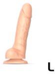 Lovely Planet StrapOnMe Dildo Realist Sliding Skin Mărimea L Nude Dildo