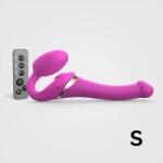 Lovely Planet Strap-on-me Multi Orgasm Strap-On Vibrator cu Stimulator Licking Roz S