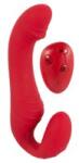 You2Toys Vibrator cu Telecomandă, Strapless Strap-On, 3 Motoare, Roșu