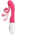 Pretty Love Vibrator Rabbit Snail Tatianna, 30 Moduri Vibratii, Silicon, Roz, 20 cm Vibrator