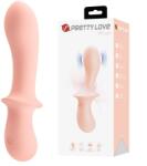 Pretty Love Vibrator Abigal, 10 Moduri Vibratii, Silicon, USB, Roz, 16 cm Vibrator