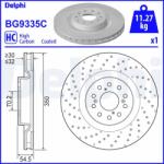 DELPHI Brzdový kotúč DELPHI BG9335C (BG9335C)