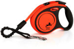 flexi FLEXI Xtreme, lesă bandă retractabilă câini, nylon, portocaliu, XS(15kg, 3m)