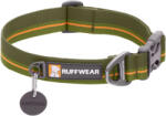 Ruffwear RUFFWEAR Flat Out, zgardă bandă câini, ajustabilă RUFFWEAR Flat Out Forest Horizon, zgardă bandă câini, ajustabilă, verde și portocaliu, S(28-36 x 2cm)