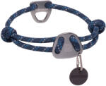Ruffwear RUFFWEAR Knot a Collar, zgardă cordelină sport câini, ajustabilă, reflectorizantă RUFFWEAR Knot a Collar Blue Moon, zgardă cordelină sport câini, ajustabilă, reflectorizantă, albastru, M(36-51 x 0.7cm