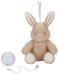 Little Dutch Jucarie din plus cu sunete albe si lumina de veghe - Bunny - Newborn Naturals - Little Dutch
