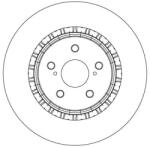 TRW Brzdový kotúč TRW DF6858S (DF6858S)