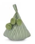 Bizzotto Opritor usa textil verde crem 14x14x18 cm (0464876deco)