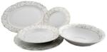 Ćmielów Serviciu masa portelan VIVIEN decor ARGINT, 6 persoane, 20 piese - VAM 20 (5902767077927) Serviciu de masa