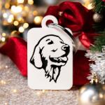 3D Kincsek Golden Retriever kulcstartó - 3D nyomtatással