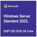 Microsoft Windows Server Standard 2022 64Bit Hungarian 1pk DSP OEI DVD 24 Core (P73-08349)