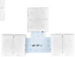  LED-szalag - 2×90 fokos T-elem / táp- és adatcsatlakozó (3pin, forrasztásmentes) (T31881)