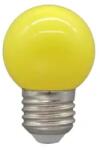 Well Set 10 becuri LED pentru ghirlanda luminoasa, G45, 3W, culoare galben, E27 (LEDLYW-10G453E27-WL)